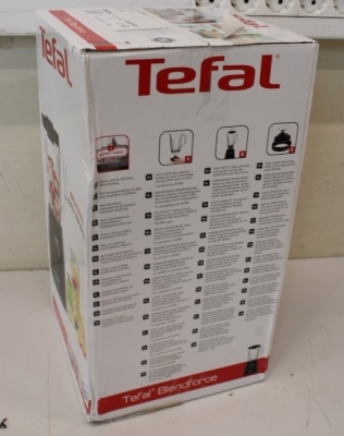 SALE OUT. TEFAL BL420838 Blender, BlendForce, Power 600W, Black | TEFAL Blender | BL420838 BlendForce | Tabletop | 600 W | Jar material Plastic | Jar capacity 1.25 L | Ice crushing | Black | DAMAGED PACKAGING, SCRATCHED