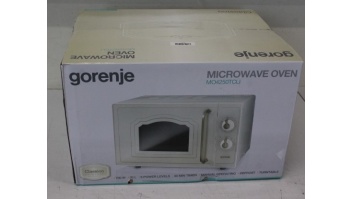 SALE OUT. Gorenje MO4250TCLI Microwave oven, Free standing, Capacity 20 L, Power 700 W, No display, Ivory | Gorenje Microwave oven | MO4250TCLI | Free standing | 700 W | Beige | DAMAGED PACKAGING