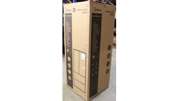 SALE OUT. Midea MERF402FIE02 Refrigerator, E, Freestanding, Multi-door, Height 178 cm, Fridge net 244L, Freezer net 147L, Stainless steel | Midea Refrigerator | MERF402FIE02 | Energy efficiency class E | Free standing | Combi | Height 178 cm | No Frost sy