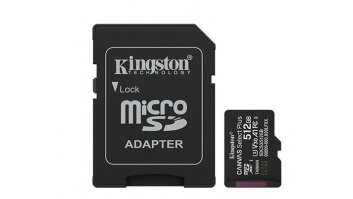 MEMORY MICRO SDXC 512GB UHS-I/W/ADAPTER SDCS3/512GB KINGSTON