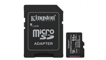 MEMORY MICRO SDXC 64GB UHS-I/W/ADAPTER SDCS3/64GB KINGSTON