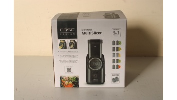 SALE OUT. Caso 01752 Electric Multi-Slicer, 5in1, 80W, Black | Caso | Electric Multi-Grater | MultiSlicer | Black | 80 W | UNPACKED, SCRATCHED ACCESSORIES