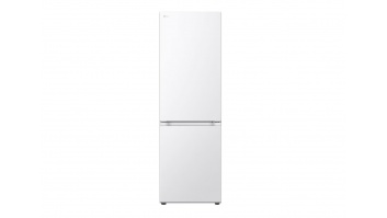 LG Refrigerator | GBV21L0ESW | Energy efficiency class E | Free standing | Combi | Height 186 cm | No Frost system | Fridge net capacity 234 L | Freezer net capacity 110 L | Display | 35 dB | White