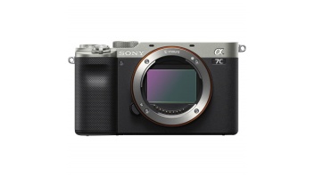 Sony Alpha A7C Full-frame Mirrorless Interchangeable Lens Camera, Body, Silver | Sony | Full-frame Mirrorless Interchangeable Lens Camera | Alpha A7C | Mirrorless Camera body | 24.2 MP | ISO sensitivity (max) 204800 | Display diagonal 3.0 " | Video record