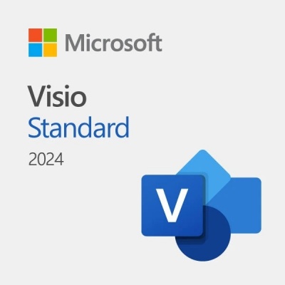 Microsoft® Visio® Standard 2024 All Languages Online Product Key License 1 License Downloadable ESD NR | Microsoft