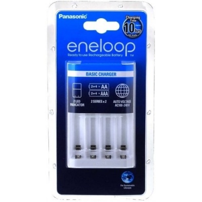 Panasonic eneloop Basic battery charger 2 or 4 AA/AAA