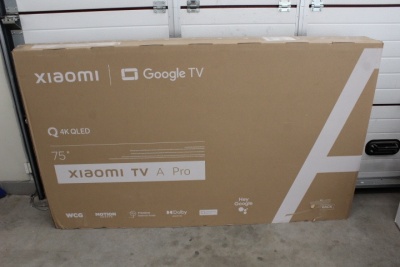 Xiaomi QLED TV A Pro 2025 | 75'' | Smart TV | Google TV | 4K UHD | Black | USED, LIGHT SCRATCHES ON SCREEN, MISSING MANUALS