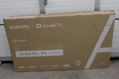 Xiaomi | QLED TV A Pro 2025 | 55'' | Smart TV | Google TV | 4K UHD | Black | USED, STICKER ON SCREEN, ACTIVATED OS, MISSING REMOTE