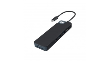 Hyper HyperDrive Flex 8 Port USB-C Hub, Black | Hyper
