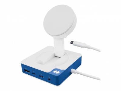 Hyper HyperDrive Flex MagCharge USB-C Hub, Blue | Hyper