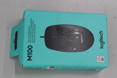 SALE OUT. Logitech M100 Optical USB, Black | Logitech Mouse | M100 | Optical | Optical mouse | Wired | Black | DAMAGED PACKAGING