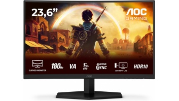 AOC Gaming monitor | C24G42E | 24 " | VA | FHD | 16:9 | 180 Hz | 0.5 ms | 1920 x 1080 pixels | 250 cd/m² | HDMI ports quantity 2 | Black