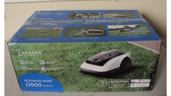 SALE OUT. Ecovacs GOAT O500 Panorama Lawn Mower, Robot, Up to 500 m², Al camera navigation, SmartEdge, White | Ecovacs | Lawn Mower GOAT O500 Panorama | DAMAGED PACKAGING, USED,DIRTY, SCRATCHED