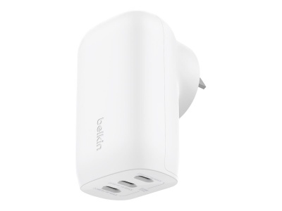 Belkin 3 Port USB-C Charger with PPS 67W | WCC002vfWH