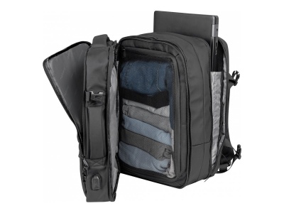 Natec Laptop Backpack Camel Pro 17.3, Black