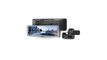 Mio MiVue R860WD, Dash Cam | GPS | Wi-Fi | Front and rear cams synchronized for recording with an unobstructed view; 11.26" IPS anti-glare touchscreen; Upgrade to the STARVIS 2 technology for clear details; Integrated high speed Wi-Fi – Quick pairing usin