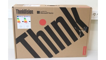 SALE OUT. Lenovo ThinkVision T27hv-30 27 IPS 2560x1440/16:9/300 nits/DP/HDMI/USB/Black/3Y Warranty | Lenovo ThinkVision | T27hv-30 | 27 " | IPS | 16:9 | 75 Hz | 4 ms | 2560 x 1440 pixels | 300 cd/m² | Black | Warranty 36 month(s) | DAMAGED PACKAGING