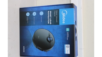 SALE OUT. Midea M7 Evo Robot Vacuum Cleaner, Black | Midea Robot Vacuum Cleaner | M7 Evo | Dry | Lithium ion | 5200 mAh | Dust capacity 0.43 L | 1500 Pa | Black | BROKEN CAP ON BACK