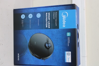 SALE OUT. Midea M7 Evo Robot Vacuum Cleaner, Black | Midea Robot Vacuum Cleaner | M7 Evo | Dry | Lithium ion | 5200 mAh | Dust capacity 0.43 L | 1500 Pa | Black | BROKEN CAP ON BACK