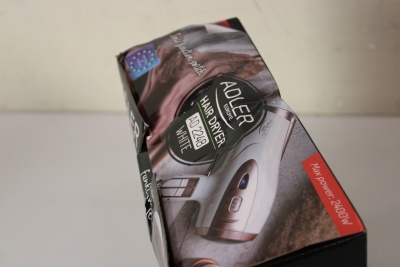 SALE OUT. Adler AD 2248 Hair Dryer, 2400 W, 2 speed settings, 3 temp settings, White | Adler Hair Dryer | AD 2248 | 2400 W | Number of temperature settings 3 | Ionic function | Diffuser nozzle | White | DAMAGED PACKAGING