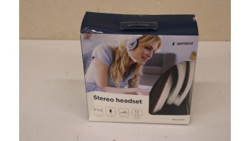 SALE OUT. Gembird MHS-001-GW Stereo headset, glossy white | Gembird | MHS-001-GW | Stereo headset | Built-in microphone | 3.5 mm | Glossy white | DAMAGED PACKAGING
