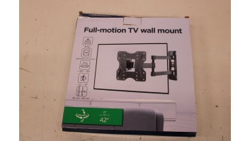 SALE OUT. Gembird WM-42ST-02 TV wall mount (full-motion), 23”-42” | Gembird | Wall mount | WM-42ST-02 | Tilt, Swivel | 23-42 " | DAMAGED PACKAGING, SCRATCHED | Black