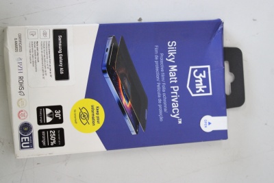 SALE OUT. 3MK Silky Matt Privacy Sam A16 Privacy Film | 3MK Silky Matt Privacy | Samsung | Galaxy A16 | Black | DAMAGED PACKAGING | Privacy film