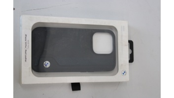 SALE OUT. BMW BMHCP14L22RBDK case iPhone 14 Pro 6.1" black/black hardcase Leather Blue Dots DIRTY PACKAGING | BMW DIRTY PACKAGING