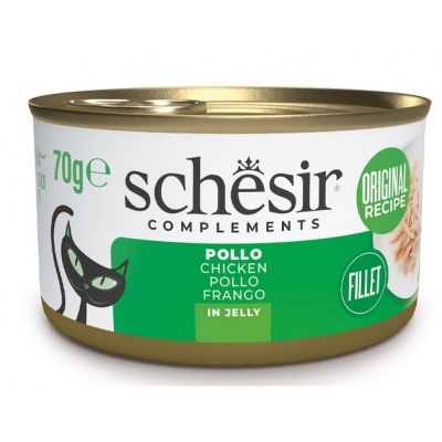Schesir Cat Chicken in Jelly, 70g - papildbarība - vista želejā