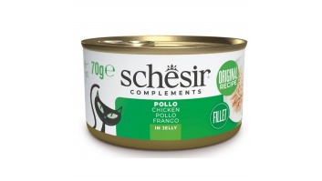 Schesir Cat Chicken in Jelly, 70g - papildbarība - vista želejā