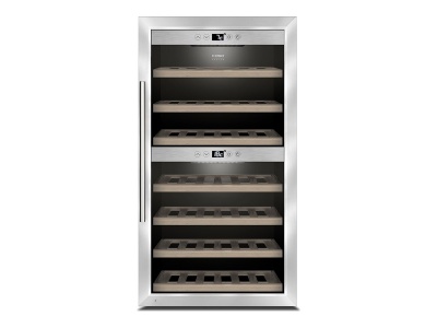Caso | Wine cooler | WineComfort 660 Smart | Energy efficiency class G | Free standing | Height 103.5 cm | Total net capacity 178 L | Display | Black