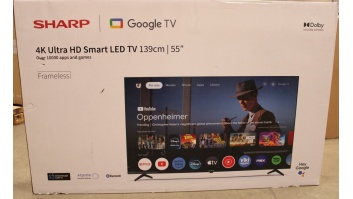 Sharp 55GL4260E | 55" (139cm) | Smart TV | Google TV | 4K UHD | DAMAGED PACKAGING, UNPACKED, UNPACKED ACCESSORIES