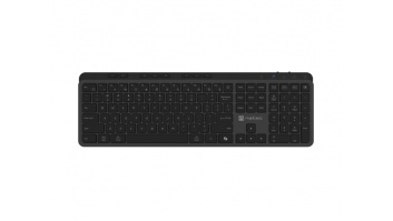 Natec Keyboard, Medusa, US Layout, X- Scissors Slim, Wireless, Black | Natec