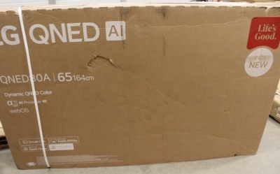 LG 65QNED80A3A | 65 | Smart TV | webOS | UHD | DAMAGED PACKAGING