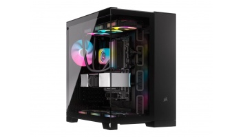 Corsair Dual Chamber PC Case | iCUE LINK 6500X RGB | Black | Mid Tower | Power supply included No | ATX