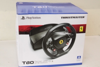 SALE OUT. Thrustmaster Steering Wheel T80 Ferrari 488 GTB Edition | Thrustmaster | Steering Wheel | T80 Ferrari 488 GTB Edition | DAMAGED PACKAGING | Game racing wheel