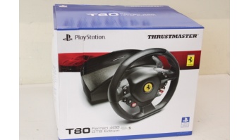 SALE OUT. Thrustmaster Steering Wheel T80 Ferrari 488 GTB Edition | Thrustmaster | Steering Wheel | T80 Ferrari 488 GTB Edition | DAMAGED PACKAGING | Game racing wheel