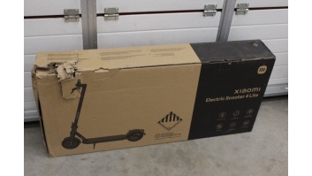 SALE OUT. Xiaomi Electric Scooter 4 Lite EU | Xiaomi Electric Scooter 4 Lite EU | 300 W | 25 km/h | 8.5 " | 3 month(s) | Black | USED, DAMAGED PACKAGING, MISSING: CHARGER AND HEXAGON WRENCH