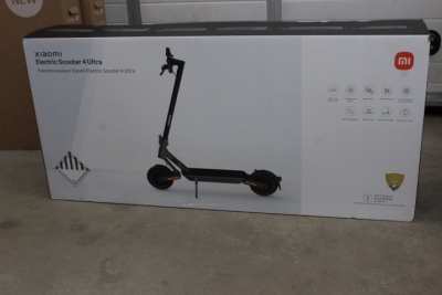 SALE OUT. Xiaomi Electric Scooter 4 Ultra EU | Xiaomi Electric Scooter 4 Ultra EU | 500 W | 25 km/h | 10 " | 24 month(s) | USED, DIRTY, SCRATCHED, DAMAGED PACKAGING