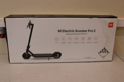 SALE OUT. Xiaomi Mi Electric Scooter Pro 2 (Black) | Xiaomi Mi Electric Scooter Pro 2 | 600 W | 25 km/h | 3 month(s) | Black | USED AS DEMO, DAMAGED PACKAGING
