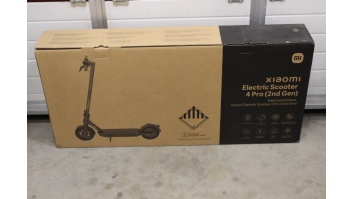 SALE OUT. Xiaomi Electric Scooter 4 Pro (2nd Gen) | Xiaomi Electric Scooter 4 Pro (2nd Gen) | 400 W | 25 km/h | 10 " | 6 month(s) | DEMO, MISSING: AIR HOSE AND INNER PACKAGING