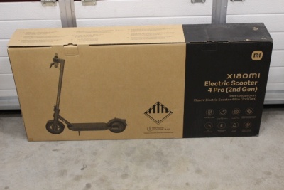 SALE OUT. Xiaomi Electric Scooter 4 Pro (2nd Gen) | Xiaomi Electric Scooter 4 Pro (2nd Gen) | 400 W | 25 km/h | 10 " | 6 month(s) | DEMO, MISSING: AIR HOSE AND INNER PACKAGING