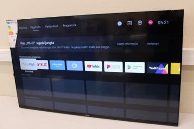 Xiaomi A2 | 55" (138 cm) | Smart TV | Android TV | 4H UHD | USED, ACTIVATED OS, WITHOUT ORIGINAL PACKAGING, MISSING ACCESSORIES