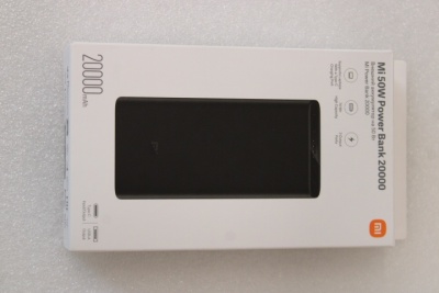 SALE OUT. Xiaomi Mi 50W Power Bank 20000 | Xiaomi Power Bank | 20000 mAh | USB-C, USB A | Black | DEMO