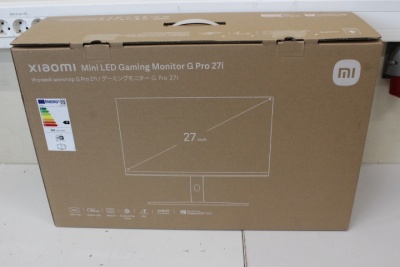 SALE OUT. Xiaomi Mini LED Gaming Monitor G Pro 27i EU | Xiaomi Mini LED Gaming Monitor G Pro 27i EU | 27 " | LED | 16:9 | 180 Hz | 1 ms | 2560 x 1440 pixels | HDMI ports quantity 2 | Warranty 6 month(s) | DEMO