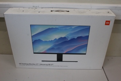 SALE OUT. Xiaomi Mi Desktop Monitor 27" EU, 1920×1080/16:9/6ms/VGA, HDM/Audio/DC/Black | Xiaomi Desktop Monitor | Mi | 27 " | IPS | FHD | 16:9 | 75 Hz | 6 ms | 1920 x 1080 | 300 cd/m² | 60 | HDMI ports quantity 1 | Black | Warranty 3 month(s) | USED