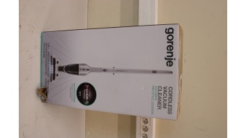 SALE OUT. Gorenje SVC180FW Vacuum cleaner, Handstick 2in1, Operating time 50 min, Dust container 0.6 L, Charging time 6 h, White | Gorenje Vacuum cleaner | SVC180FW | Handstick 2in1 | Handstick | - W | 18 V | Operating time (max) 50 min | White | Warranty