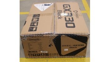 SALE OUT. ONEX GX330 Series Gaming Chair - Black | Onex PVC; Nylon caster; Metal | Onex | Gaming chairs | GX330 Series | Black | DAMAGED PACKAGING
