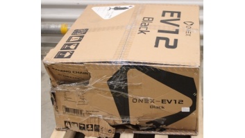 SALE OUT. ONEX EV12 Evolution Edition Gaming Chair - Black | Onex Gaming Chair | EV12 Evolution Edition | Black | DAMAGED PACKAGING