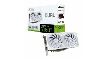 VGA PCIE16 RTX5060TI 16GB/DUAL-RTX5060TI-O16G-WHITE ASUS
